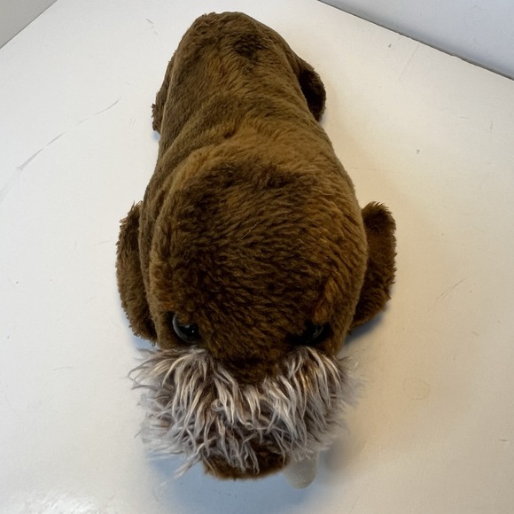 Vintage R. Dakin WALRUS Stuffed Animal 9" Plush Marine Animal - Picture 9 of 16